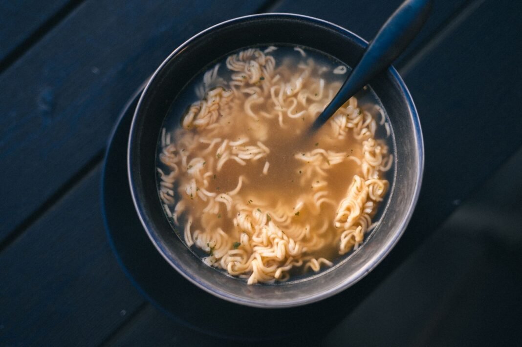 Best ramen in NYC — a steaming bowl of tonkotsu ramen noodles